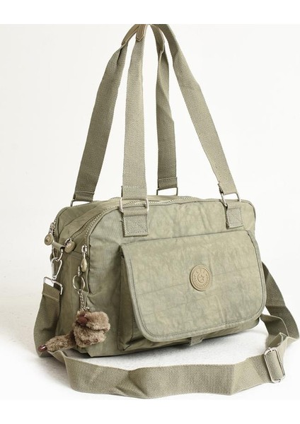 Klinkır Omuz Çantası Çok Cepli Hafif Kumaş 30*25 cm Çapraz Postacı Çanta Günlük Kullanıma Uygun fırsatları