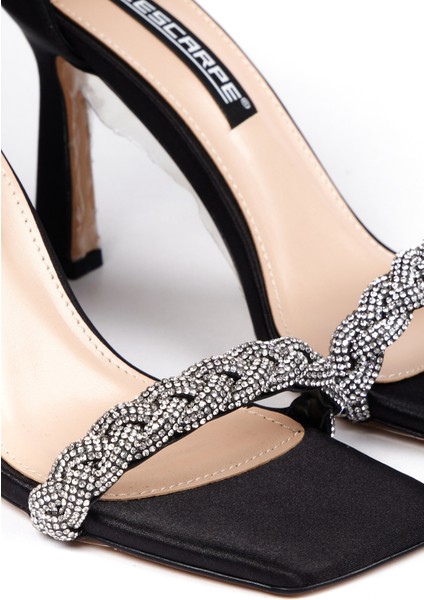 Taşlı Tek Bantlı Neolit Taban Ince Topuklu 281-811-23Y Kadın Sandalet fırsatları