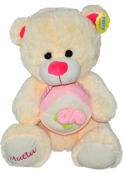 Nessi World 001527 Doğum Günü Pastalı Peluş Ayı 48 cm