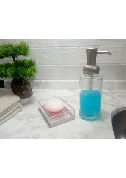 Sıvı Sabunluk ve Sabunluk 2'li Banyo Seti