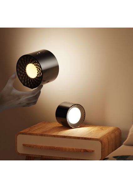 360 ° Döner LED Rgb Çift Taraflı Şarjlı Kumandalı Duvar Aplik Aydınlatması (Yurt Dışından)