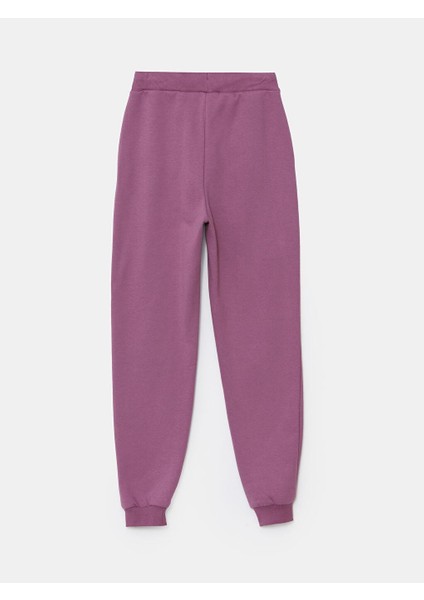 Beli Lastikli Kız Çocuk Jogger Eşofman Altı