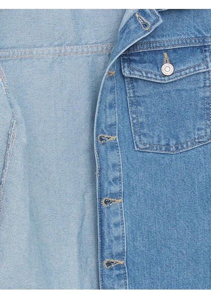 Uzun Kollu Basic Erkek Bebek Jean Ceket fiyatları