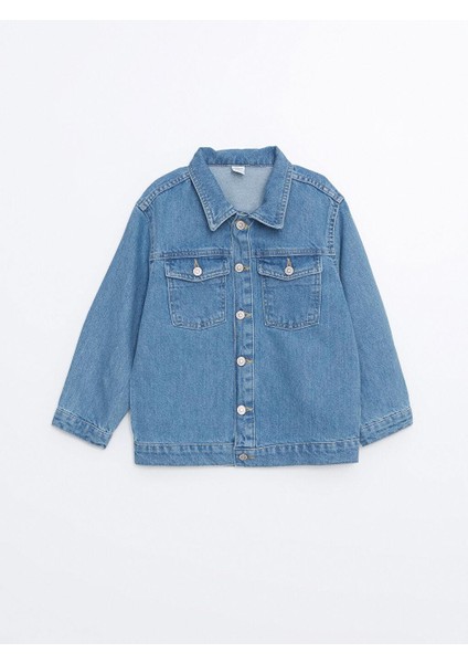 Uzun Kollu Basic Erkek Bebek Jean Ceket