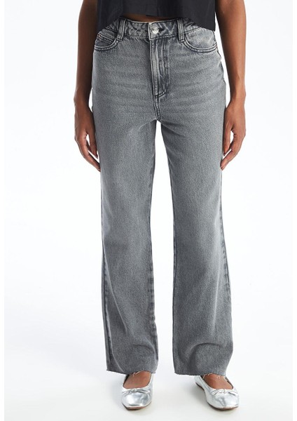 Straight Fit Kadın Jean Pantolon modelleri