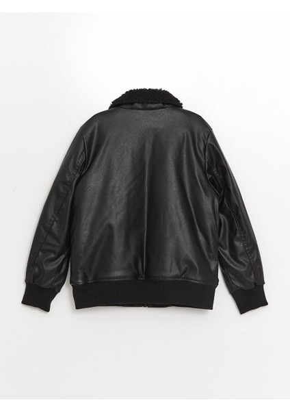 Deri Görünümlü Erkek Çocuk Mont fiyatları