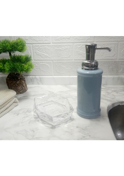 Sıvı Sabunluk ve Sabunluk 2'li Banyo Seti