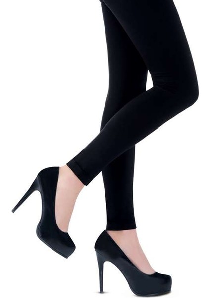 Polar Iç Yüzeyli Sıcak Tutan Siyah Kadın Penti Içlik Tayt - Kotyora indirimleri