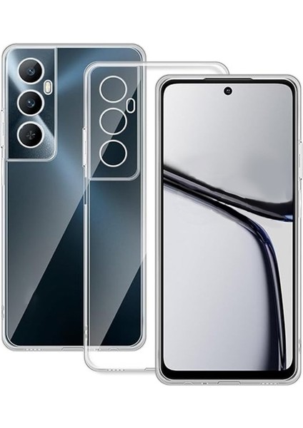 Realme C65 Kılıf Kamera Korumalı Silikon Şeffaf Arka Kapak