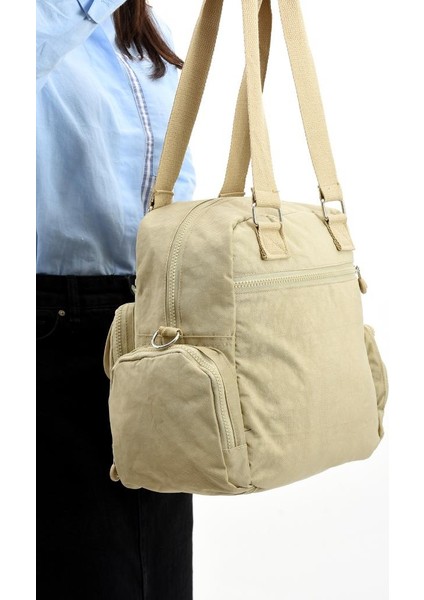 Omuz Çantası Çapraz Uzun Askılı Çok Cepli 30*25 cm Yağmur Geçirmez Içi Astarlı Klinkır Kumaş fırsatları