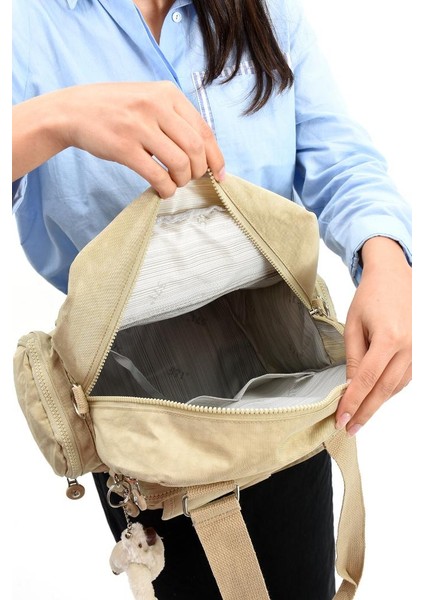 Omuz Çantası Çapraz Uzun Askılı Çok Cepli 30*25 cm Yağmur Geçirmez Içi Astarlı Klinkır Kumaş indirimleri