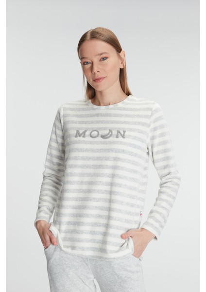 Kadın Pamuklu Uzun Kollu Pijama TAKIMI(11256)