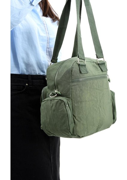 Omuz Çantası Çapraz Uzun Askılı Çok Cepli 30*25 cm Yağmur Geçirmez Içi Astarlı Klinkır Kumaş fırsatları