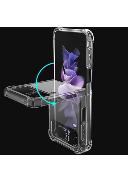 Samsung Galaxy Z Flip4 Kılıf Magsafe Özellikli Şeffaf Silikon Kapak modelleri