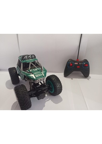 boratila toys 1/16 Uzaktan Kumandalı Off-Road Şarjlı 15KM Hızlı Yeşil Arazi Aracı