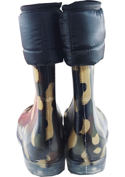 Kamuflaj Desenli Yünlü Su Geçirmez Çizme -30 Derece Kadar Dayanaklı Avcı & Balıkçı Çizmesi fırsatları