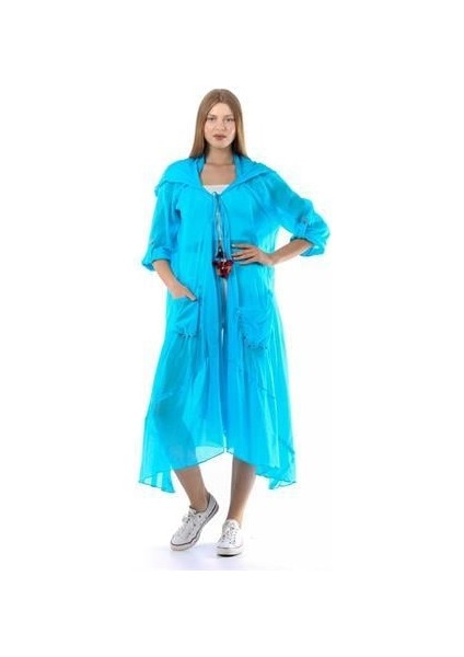 Cadı Kapüşonlu Bohem Kimono&kaftan