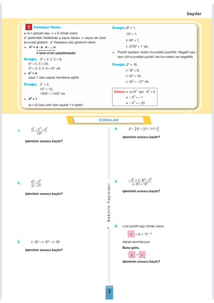 9.sınıf Sıfırdan Sonsuza Matematik