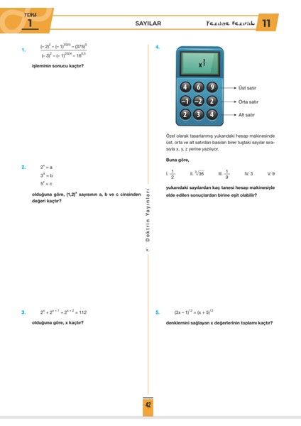 9.sınıf Sıfırdan Sonsuza Matematik