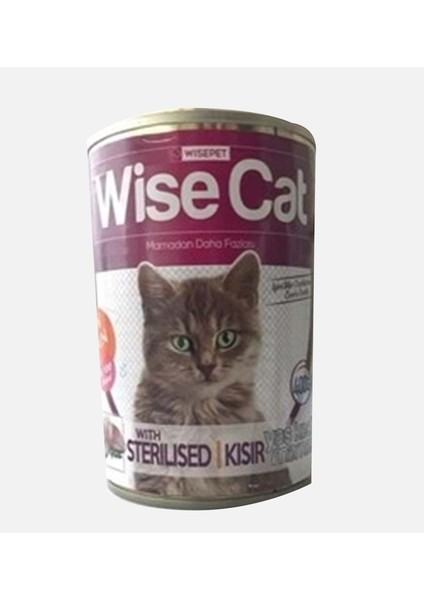 Wise Cat Konserve Kısır Kedi Maması 415GR