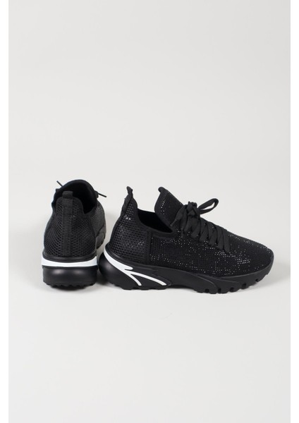 LUCİE Taşlı Spor Ayakkabı SİYAH