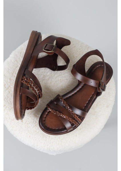 Hena Örgü Vaketa Sandalet TABA modelleri