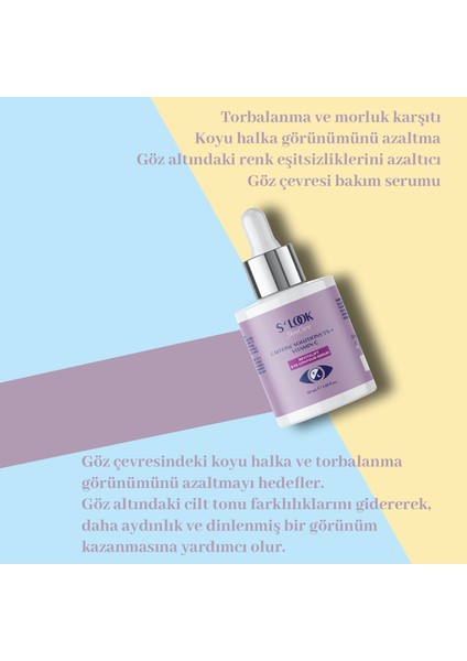 Morluk, Torbalanma Karşıtı Caffeine Göz Altı Serumu 30 ml