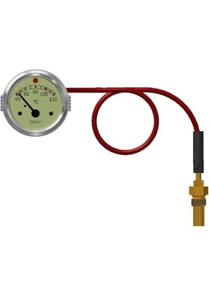 Hararet Saati 52Mm 3 Mt. Mekanik Isı Gösterge