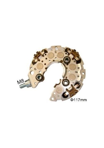 Alt Dıot Tablası 120A 12 Dıot N.Denso Tıpı Ford Focus Cmax Ranger Dodge Jeep Volvo M8 Cıvata Rn-29