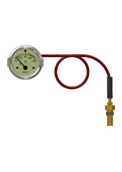 Hararet Saati 52Mm 5 Mt. Mekanik Isı Gösterge