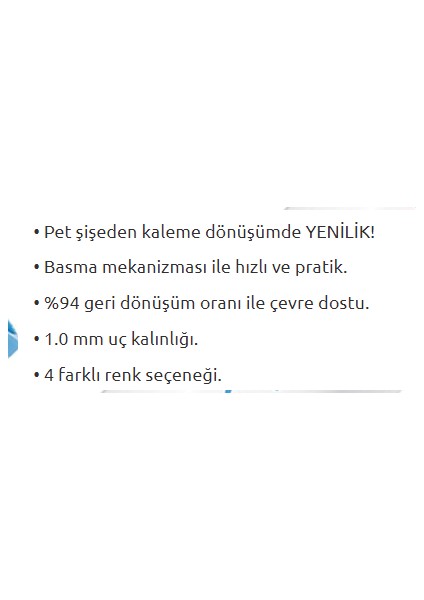 B2P Soda Tükenmez Kalem 1.0 Kırmızı fiyatları