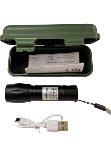 Şarj Edilebilir Ledli El Feneri CT-8024