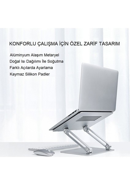 Alüminyum Ayarlanabilir Macbook Laptop Standı 10-17 Inç fırsatları