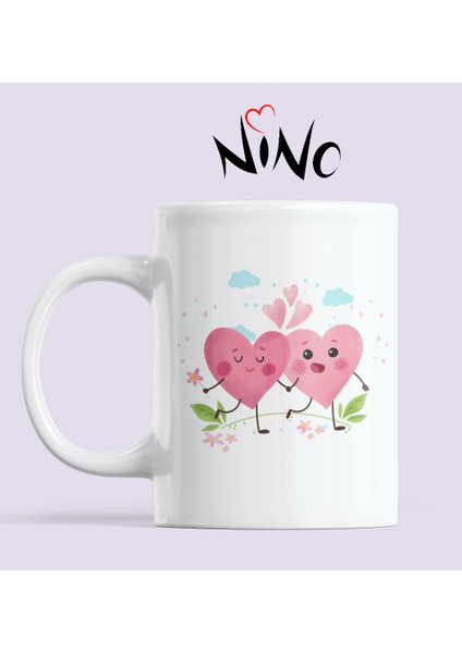 Love Aşk Kalp Temalı Hediyelik Baskılı Kupa Bardak fiyatları