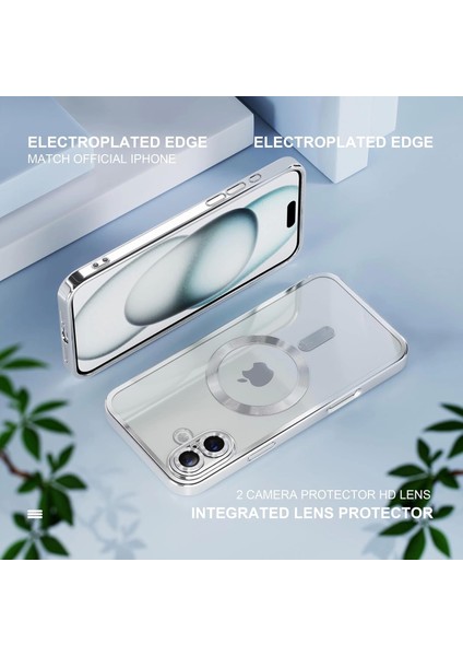 Apple Iphone 16 Plus Kılıf Şeffaf Renkli Yumuşak Kamera Koruma Magsafe Şarj Kapak Demre indirimleri