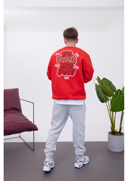 Hustle Kırmızı Sweatshirt fiyatları