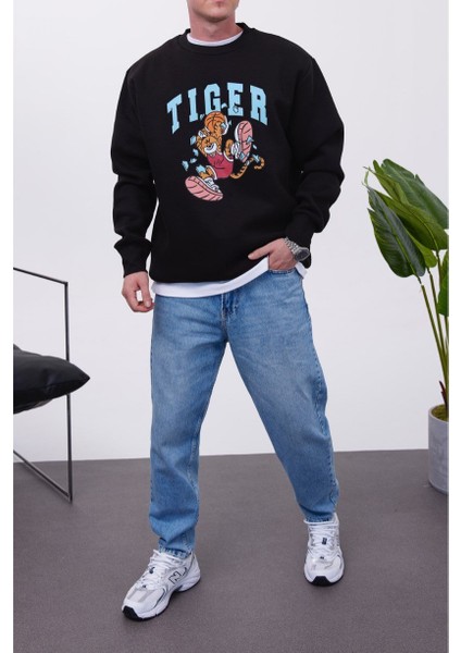 Tiger Siyah Sweatshirt