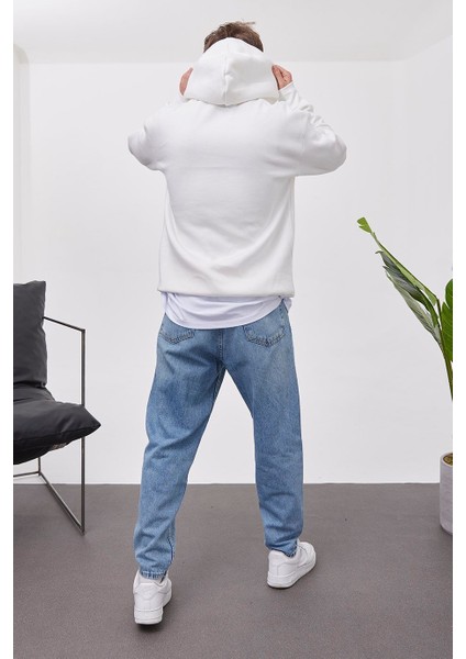 Bolfe Beyaz Kapüşonlu Sweatshirt fırsatları