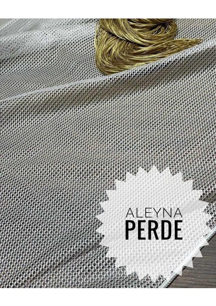 Taç Vizon Renk File Tül Perde Sık Pile fırsatları