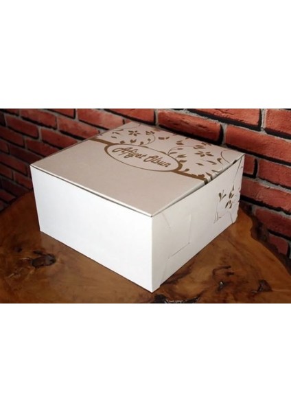 30X30 Şekilli Pasta Kutusu ( 50 Adet)