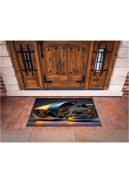 3D Baskı Özel Tasarım Geometrik Dış Mekan Paspas 61