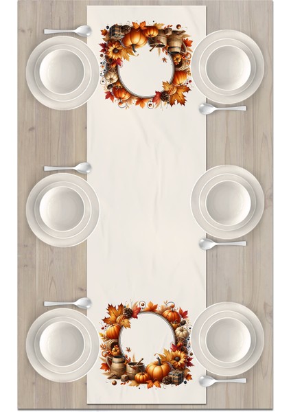 Sonbahar Serisi 140x40 cm Dijital Baskılı Runner fiyatları