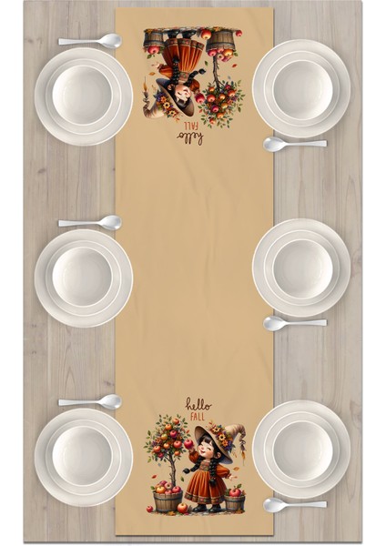 Sonbahar Serisi 140x40 cm Dijital Baskılı Runner fiyatları