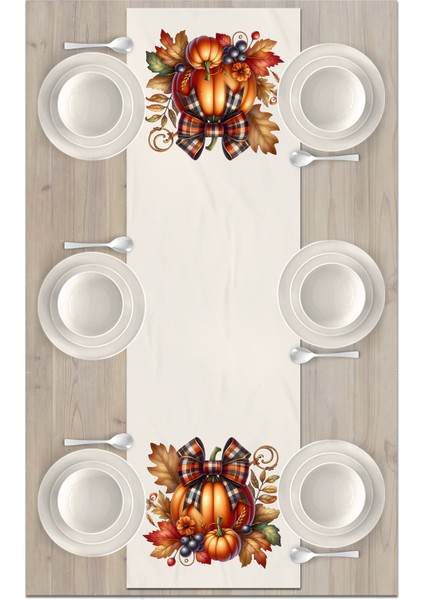 Sonbahar Serisi 140x40 cm Dijital Baskılı Runner fiyatları