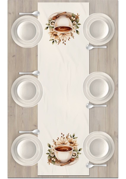 Sonbahar Serisi 140x40 cm Dijital Baskılı Runner