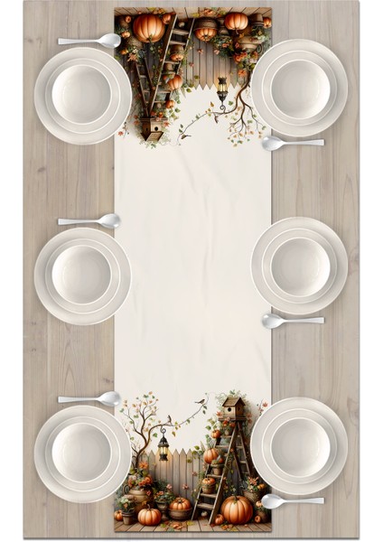 Sonbahar Serisi 140x40 cm Dijital Baskılı Runner fiyatları
