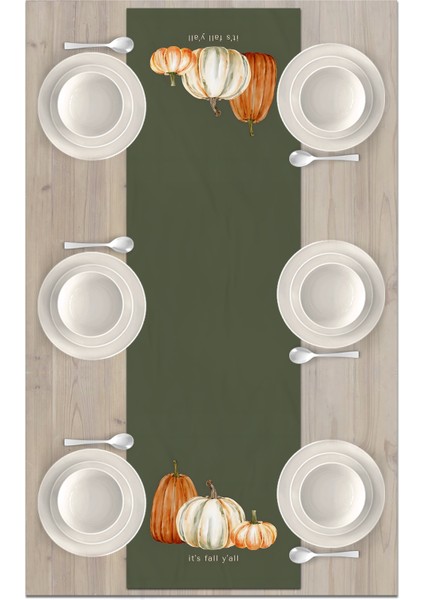 Sonbahar Serisi 140x40 cm Dijital Baskılı Runner fiyatları