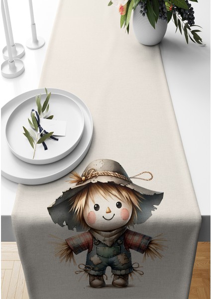 Sonbahar Serisi 140x40 cm Dijital Baskılı Runner