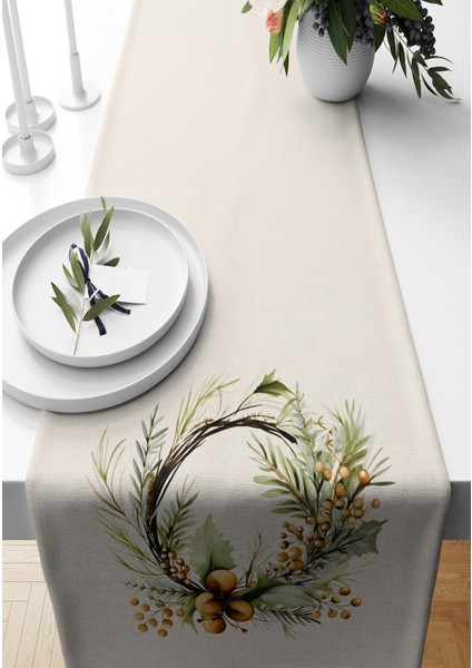 Sonbahar Serisi 140x40 cm Dijital Baskılı Runner