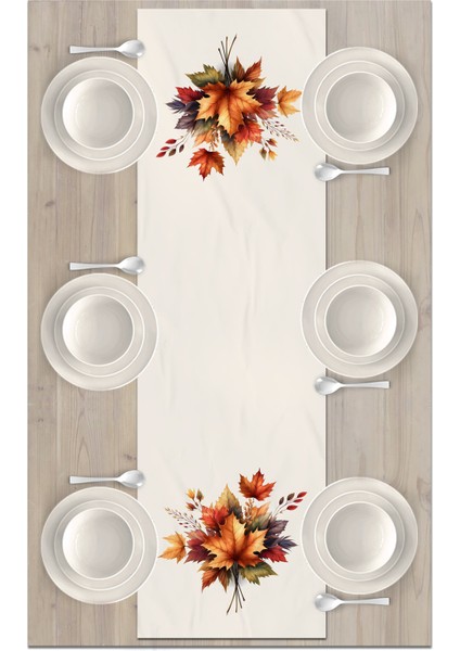 Sonbahar Serisi 140x40 cm Dijital Baskılı Runner fiyatları